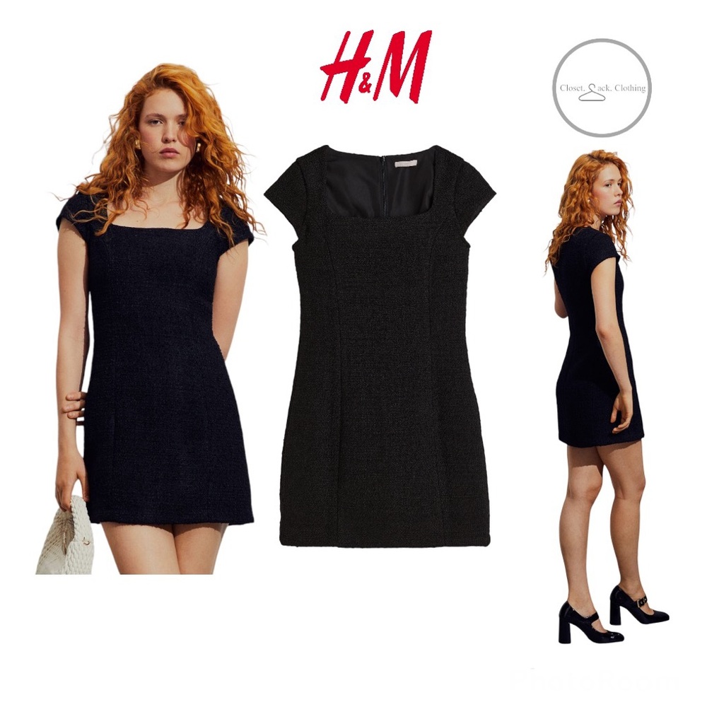 H&M BOUCLÉ DRESS Size Medium